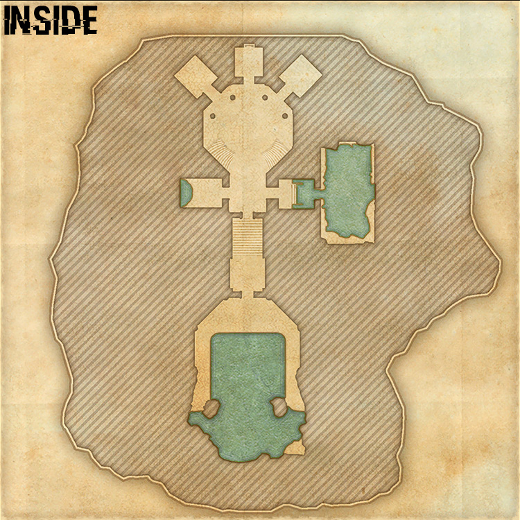 Bismuth Steam Baths Internal House Map - Inside