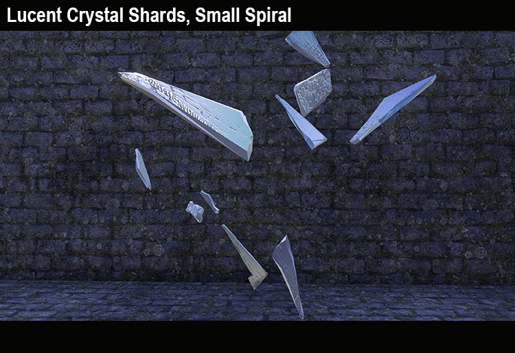 Lucent Crystal Shards, Small Spiral