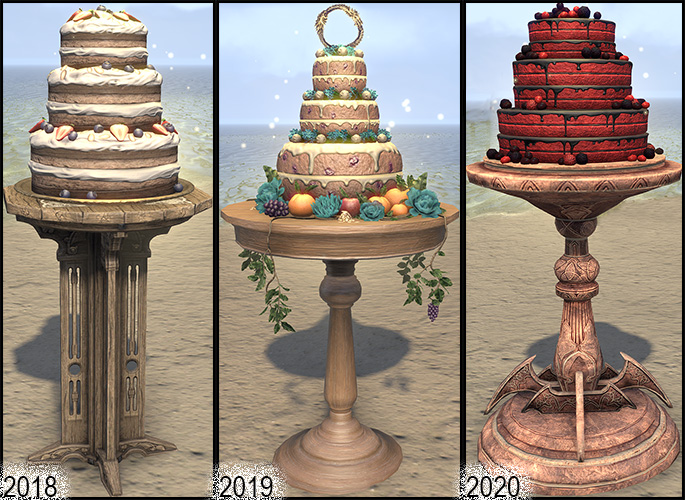 Anniversary Cakes 2018, 2019, 2020