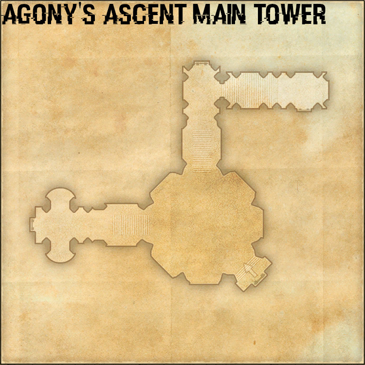 Agony's Ascent Internal House Map - Agony's Ascent Main Tower