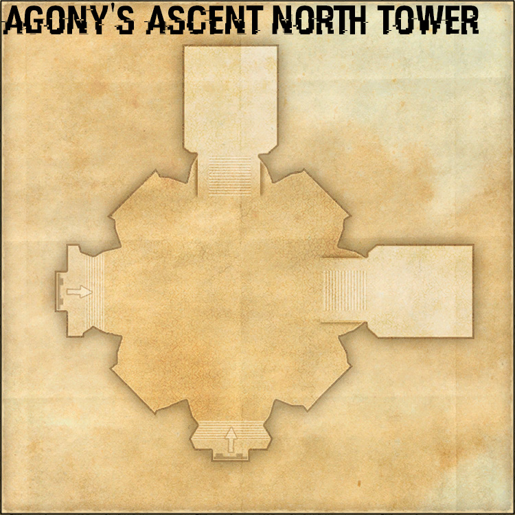 Agony's Ascent Internal House Map - Agony's Ascent North Tower