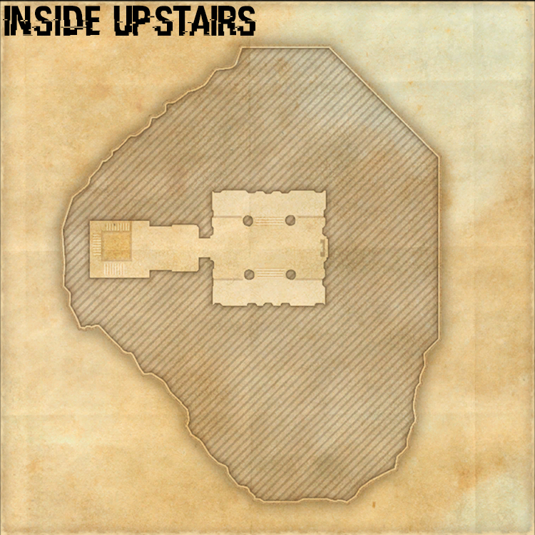 Upstairs Internal House Map