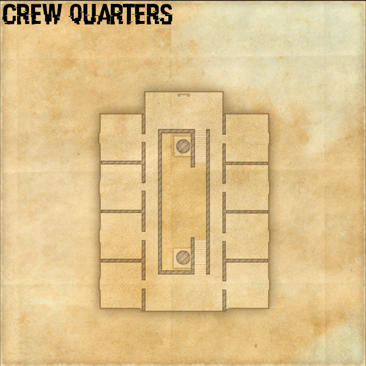 Crew Quarters Internal House Map