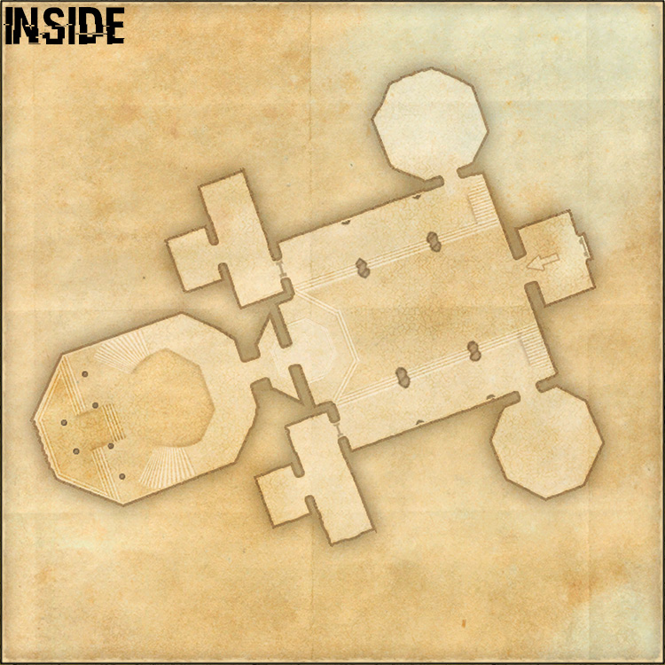 Grand Psijic Villa Internal House Map - Inside