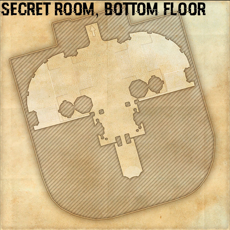 Secret Room Bottom Floor Internal House Map