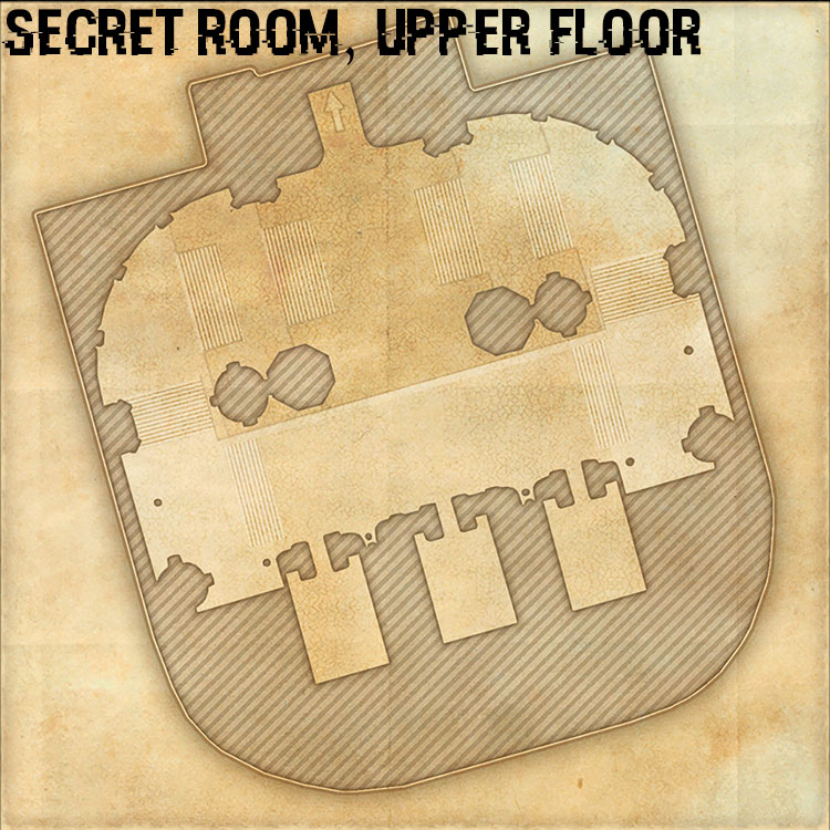 Secret Room Upper Floor Internal House Map