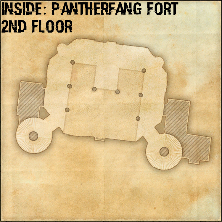 PantherfangChapel Internal House Map - Pantherfang Fort 2nd Floor