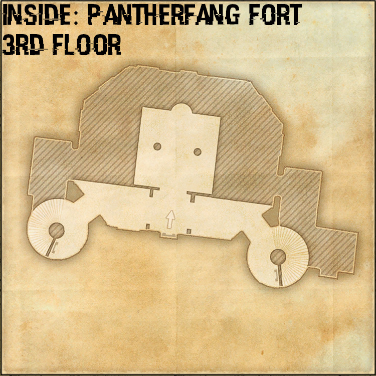 PantherfangChapel Internal House Map - Pantherfang Fort 3rd Floor