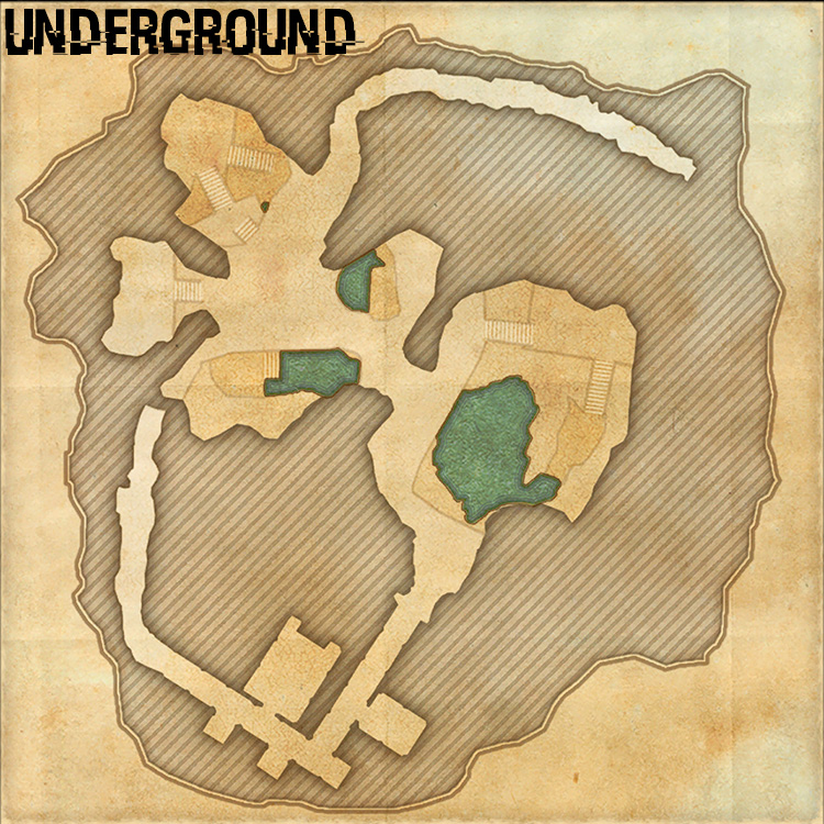 Sword-Singers Redoubt Internal House Map - Underground