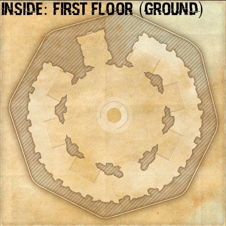 Tower of Unutterable Truths Internal House Map - First Floor (Ground)