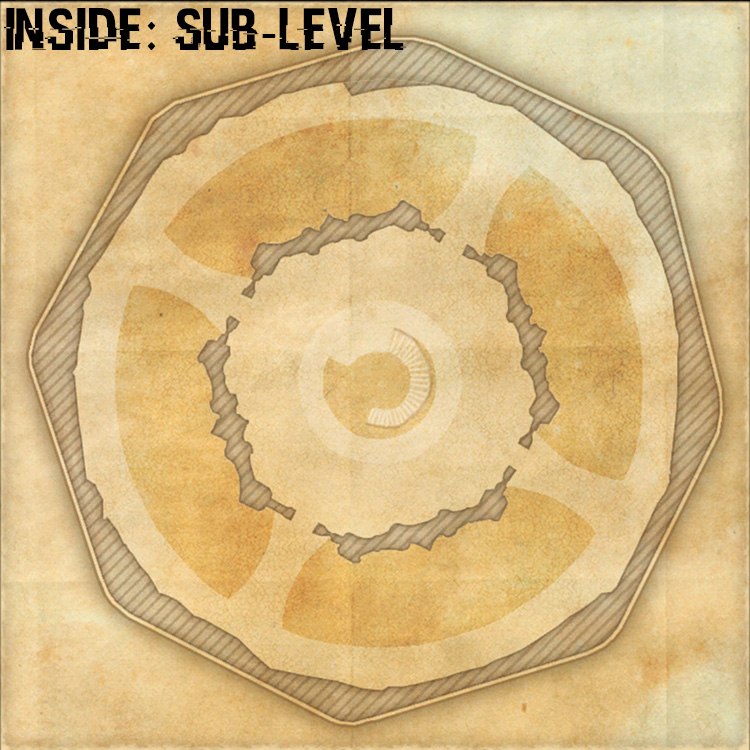 Tower of Unutterable Truths Internal House Map - Sub-Level