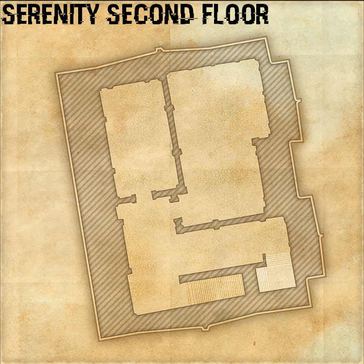 Willowpond Haven Internal House Map - Willowpond Serenity Home Second Floor