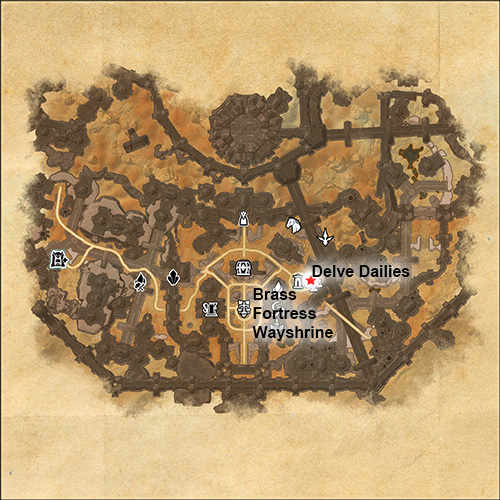 Location of Delve dailies in Brass Fortress, Clockwork City