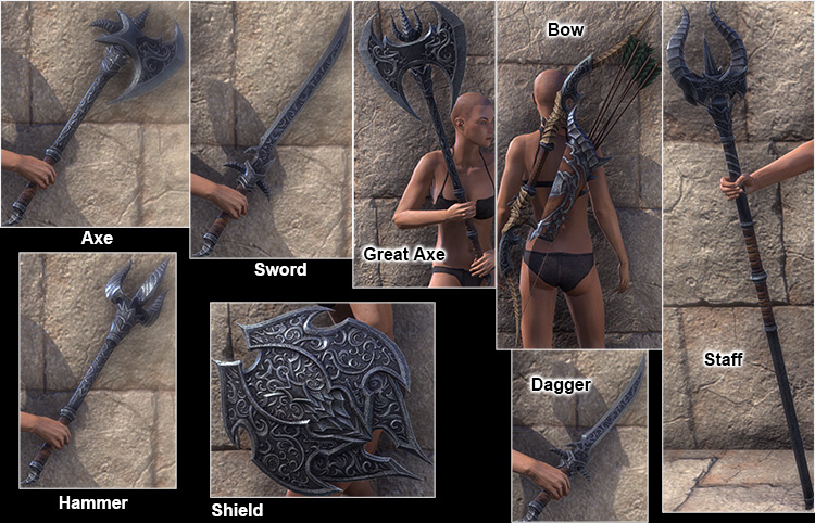 Dremora Weapons Motif