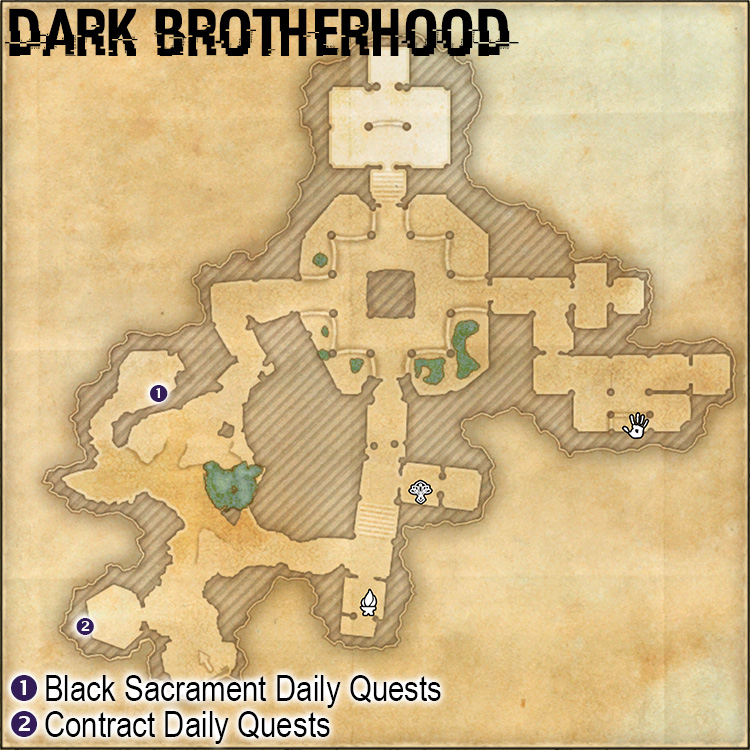 Map of Quest Giver Locations