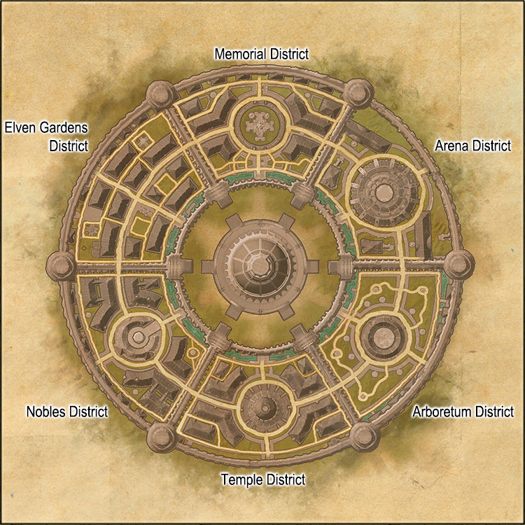 Layout of Imperial City