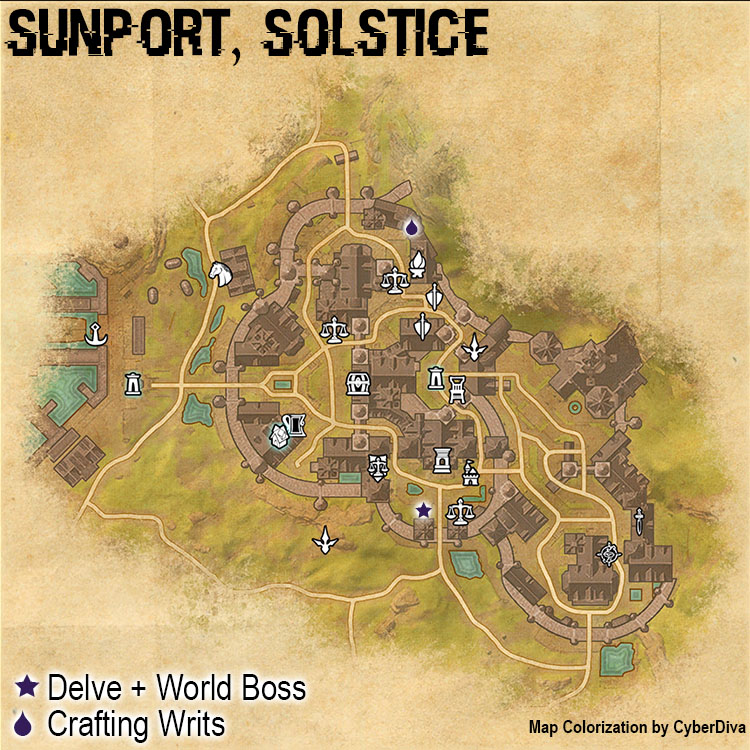 Map of Quest Giver Locations