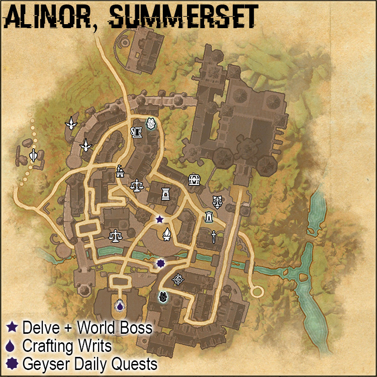 Map of Quest Giver Locations