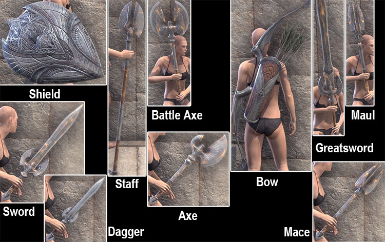 Aldmeri Dominion Weapons Motif