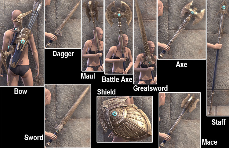 Arkthzand Armory Weapons Motif