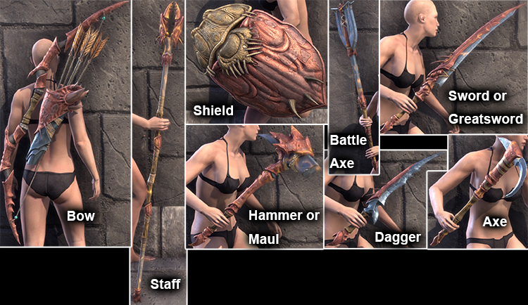 Ashen Militia Weapon Styles