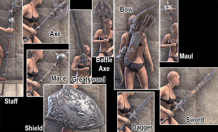 Daggerfall Covenant Weapons Motif