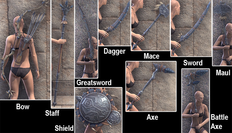 Elder Argonian Brigade Weapons Motif