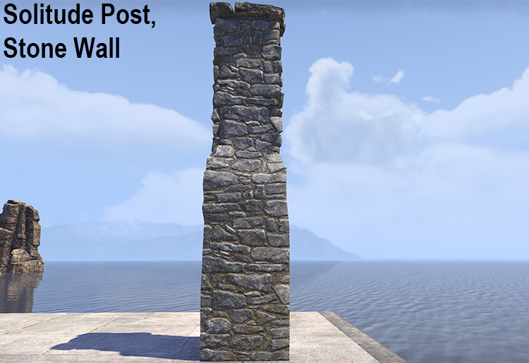 Solitude Post, Stone Wall