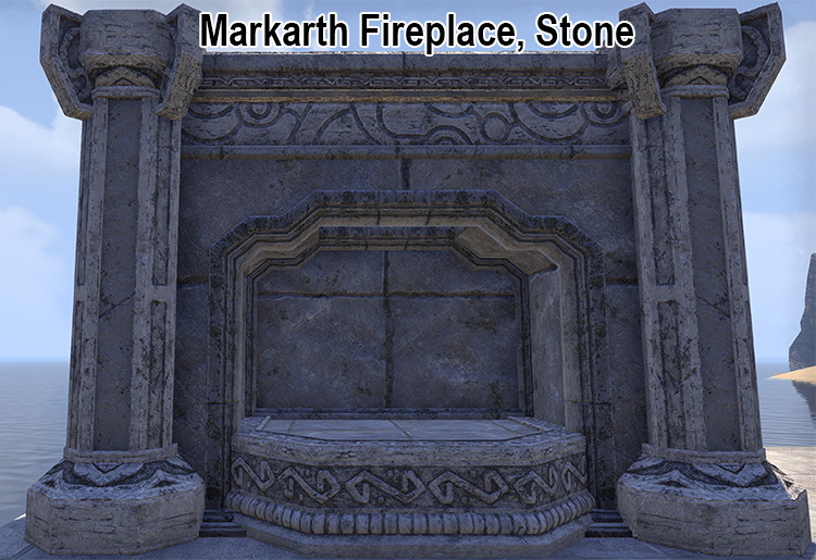 Markarth Fireplace, Stone