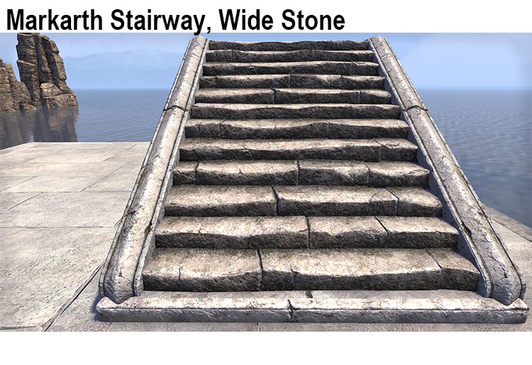 Markarth Stairway, Wide Stone