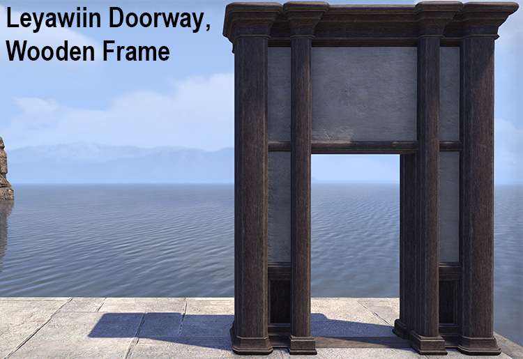 Leyawiin Doorway, Wooden Frame