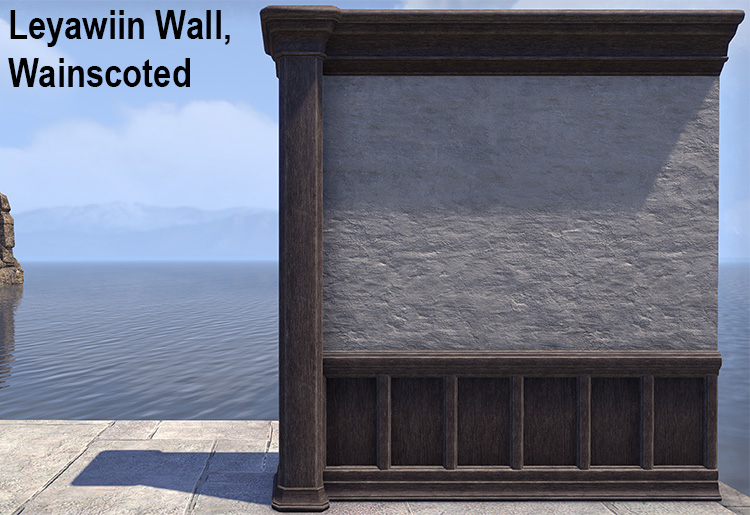 Leyawiin Wall, Wainscoted