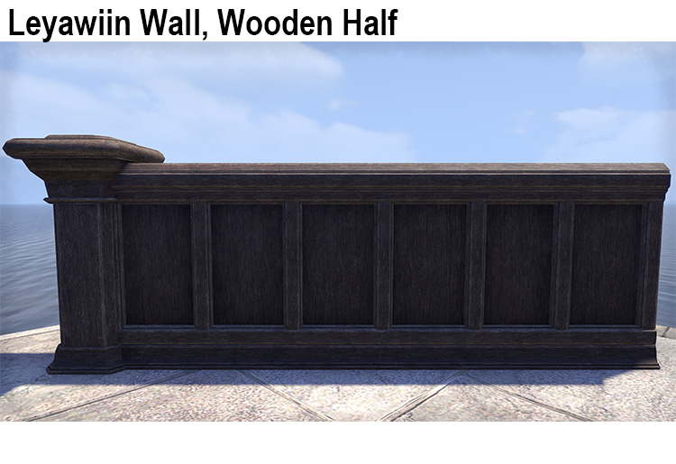 Leyawiin Wall, Wooden Half