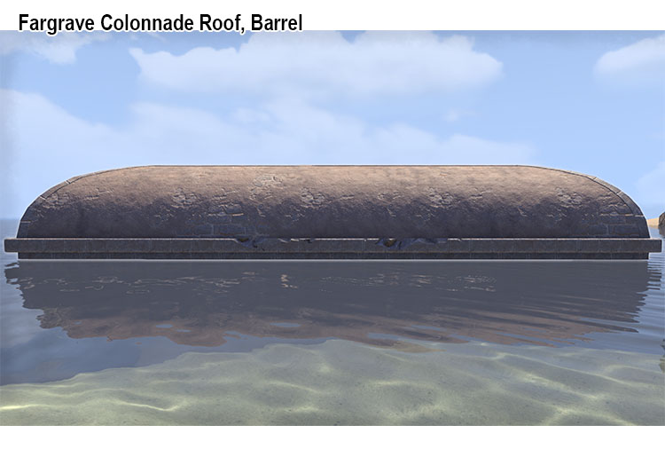 Fargrave Colonnade Roof, Barrel