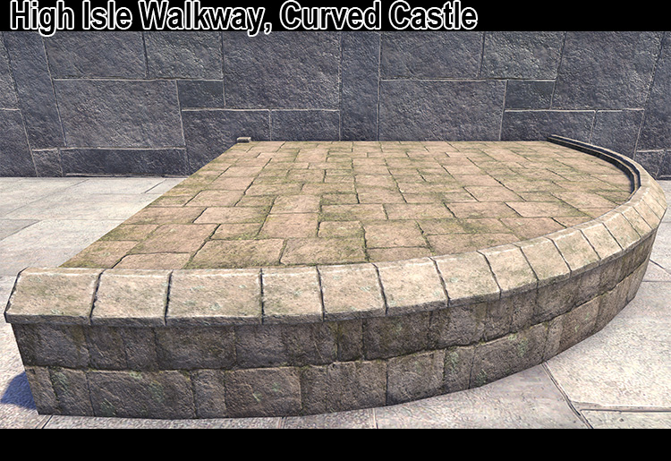 High Isle Walkway, Curved Castle