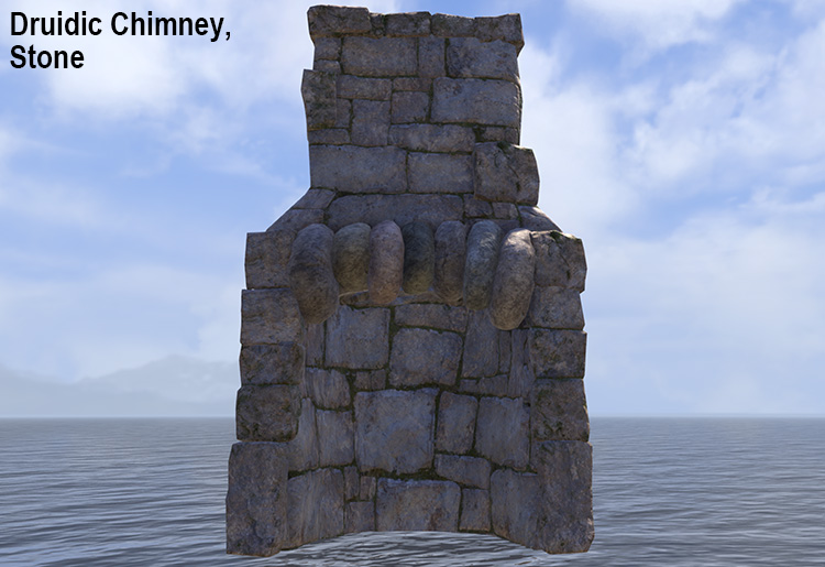 Druidic Chimney, Stone