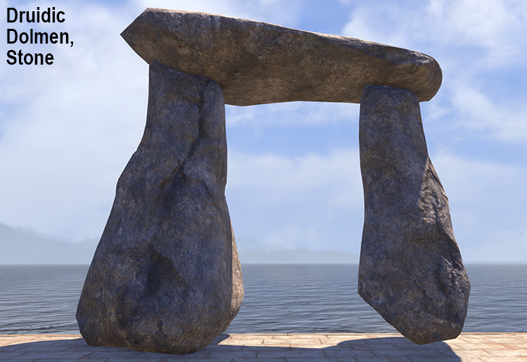 Druidic Dolmen, Stone