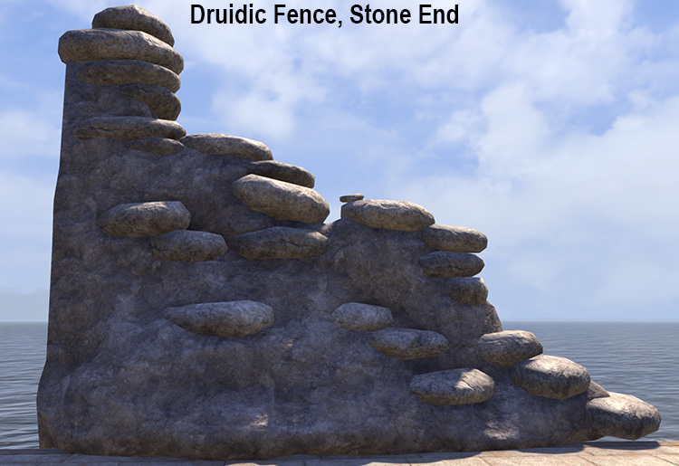 Druidic Fence, Stone End