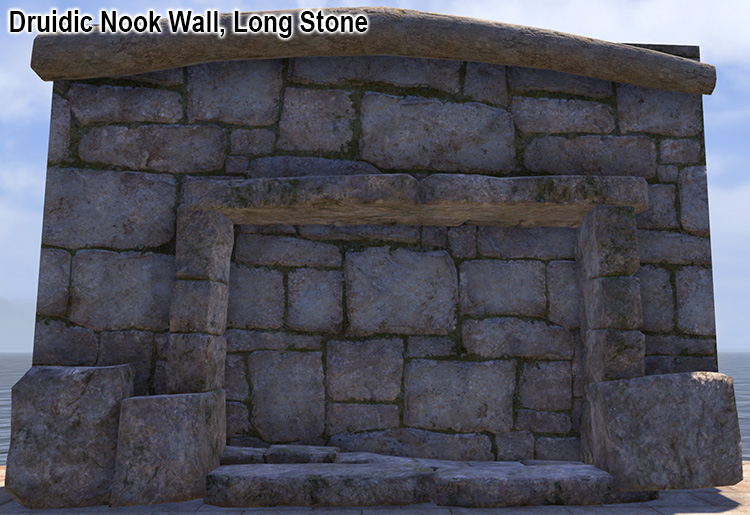 Druidic Nook Wall, Long Stone