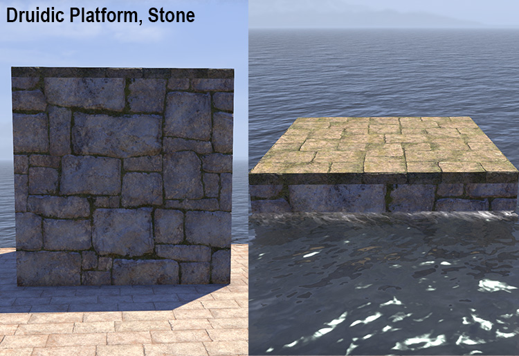 Druidic Platform, Stone