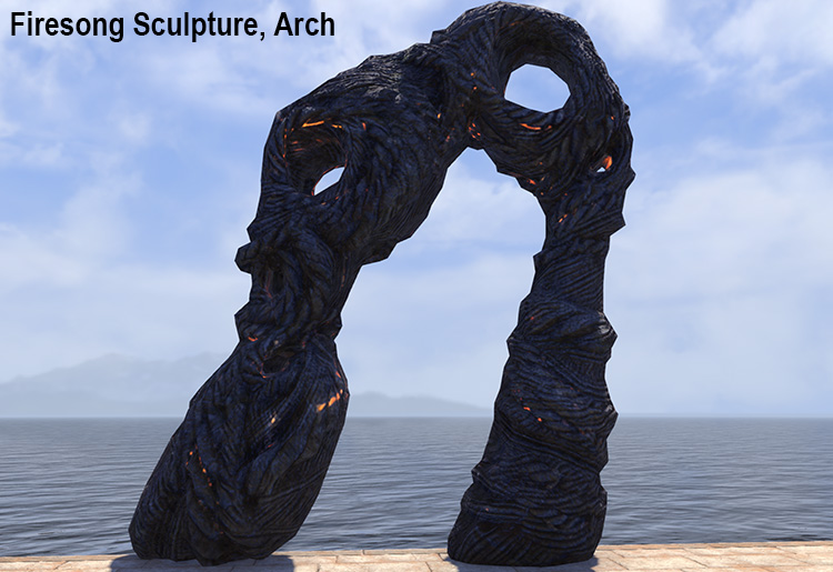 Firesong Sculpture, Arch