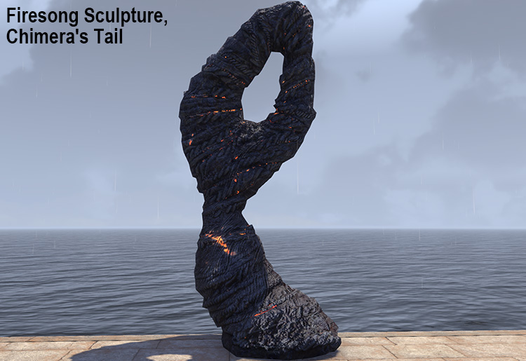 Firesong Sculpture, Chimera's Tail