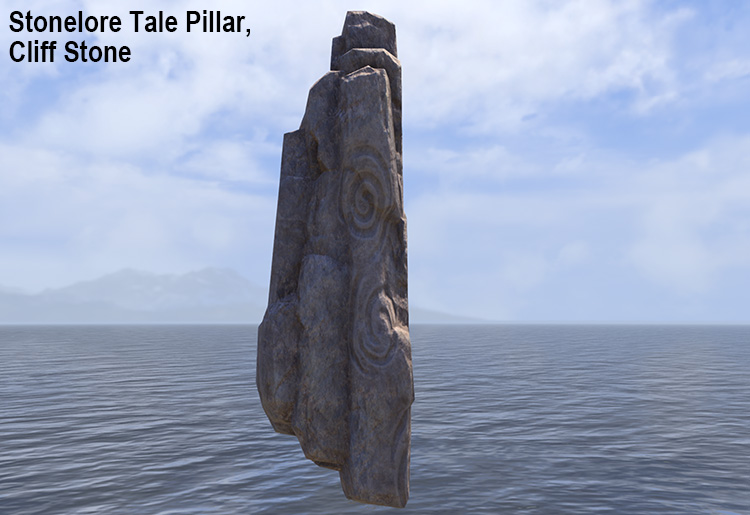 Stonelore Tale Pillar, Cliff Stone