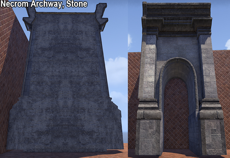 Necrom Archway, Stone