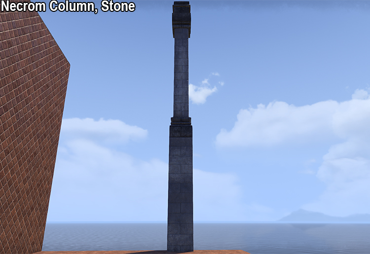 Necrom Column, Stone