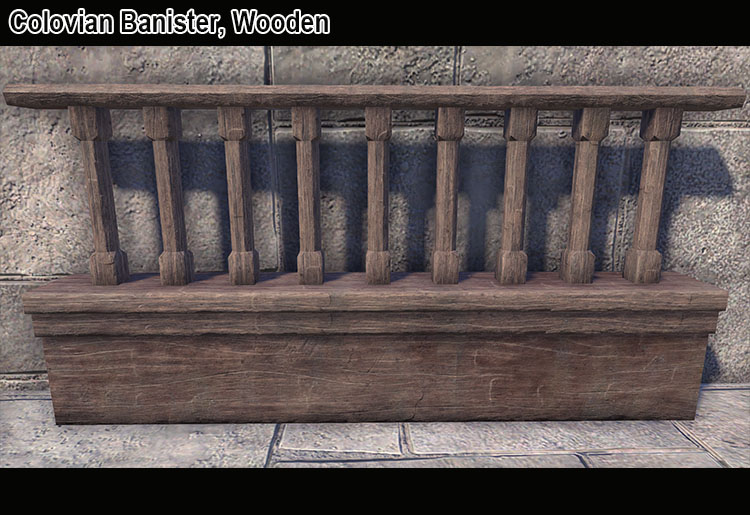 Colovian Banister, Wooden