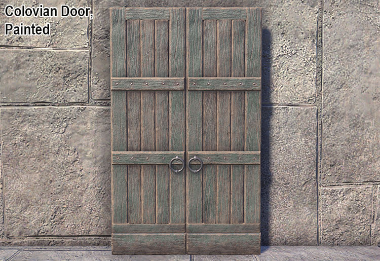 Colovian Door, Painted