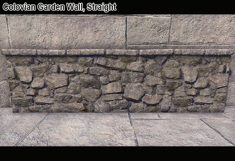 Colovian Garden Wall, Straight