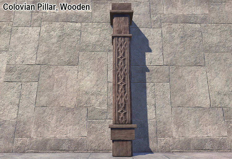 Colovian Pillar, Wooden