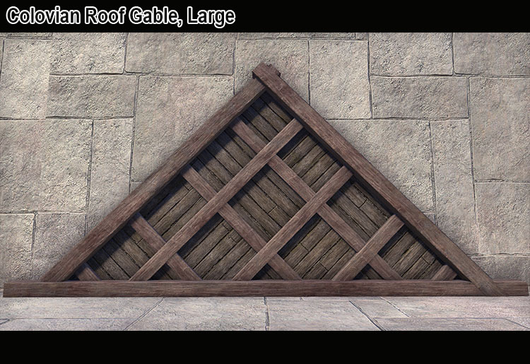 Colovian Roof Gable, Large